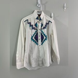 Wanted‎ by Beads Beautiful western button down S